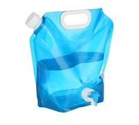 Sac de stockage d'eau claire - Réservoir d'eau pliable, récipient portable | Conteneur à eau avec poignée ergonomique pour camping, trekking, survie, barbecue, festivals et excursions en pleine nature