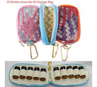 Sac De Stockage D'huile Essentielle 10-Slot Huile Essentielle Étuis De Transport Support Essentiel Portable Voyage Maquillage Sac Bouteille Organisateur