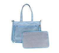 Sac de style universitaire pour femme Ita Bag Sac à main Petit sac à bandoulière - Sac à bandoulière transparent JK Anime, Bleu ciel# Planche de reliure en maille