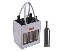 Sac de Support d'alcool | Tote de Porte-Bouteille de vin avec poignée | Fonction 6 Bouteilles de Transport de vin Rouge, Sac de Transport à vin pour Le Transport pour Les activités de Plein air