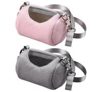 Sac De Support De Cochon d'Inde pour Hamster Sac en Peluche Chaude pour Les Petits Animaux, Sac De Porte-Avion À Cylindre pour Lézard, Oiseau, Lapins, Cobayes, Écureuils, Hérissons, Furet