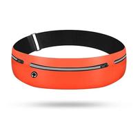 Sac de Taille Course Professionnel Safty réfléchissant imperméable à l'eau Confortable Fanny Sacs Hommes Femmes Sport Poche cachée Ceinture Pack pour Homme Femme(Orange)