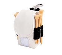 Sac de taille de ceinture de support de tee de golf - Pochette de transport de balle avec support, rangement compact et léger, organisateur multifonctionnel de sports de plein air | Poche de tees pour