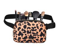 Sac de Taille de Course pour Hommes, Outdoor Gym Mode Ceintures Packs, Sac à Bandoulière Imperméable, Hip Bum Pouch Anti-Vol Sling Sac à Dos avec Sangle Réglable pour Voyage Cyclisme, leopard yellow,