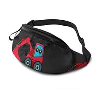 Sac de Taille de pêche Cartoon Animation Retro Toy Tractor Mens Fannie Pack avec Prise Casque et Sangles réglables Women Fanny Pack pour Voyage Sports Randonnée
