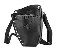 Sac de taille de rangement à outil de coiffure | Sac à ciseaux multiples pour les coiffeurs/experts en salon | Cuir PU avec ceinture amovible | Taille compacte 20x15 cm