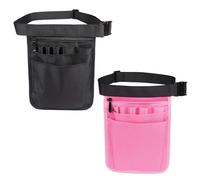 Sac De Taille D'Infirmière en 2 Pièces, Sac De Rangement Réglable, Sac De Rangement Multifonction, Sac De Rangement Réutilisable, Universel pour Hommes Et Femmes, Accessoires De Soins Médicaux.