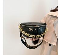 Sac de taille et de poitrine pour femmes avec motif crocodile décoré de chevaux mignons, parfait pour l'équitation, sac occidental pour femmes, sac de style bohème pour femmes Taille UniqueMotif monog