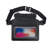 Sac de Taille étanche - étui à Sangle Tactile, Stockage à Sec réglable | Paquet de Voyage léger pour Les Aventures de Natation Protéger la Valeur en espèces avec, Noir, riferimento Alla