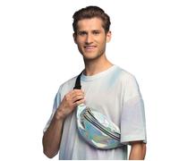 Boland – Sac banane holographique rétro pour déguisements, carnaval et festivals