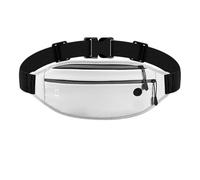 Sac de Taille for téléphone Portable Professionnel for Hommes et Femmes, Pochette Invisible étanche, Sacs de Sport, Jogging, Ceinture Ba pour Homme(White)