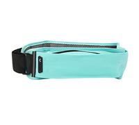 Sac de Taille pour Course à Pied, Multi-Poches indépendantes, élastique, Respirant, Fin et léger, Ceinture de Jogging avec Bande réfléchissante (Himmelblau)