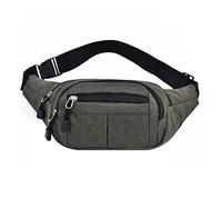 Sac de taille pour hommes, sac de taille ordinaire, sac de sport en plein air, sac à dos de Croix classique (noir), E, 28*14*10 cm