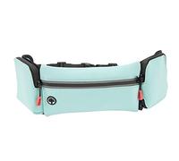 Sac de Taille pour la Course avec Porte-Bouteille d’Eau, Ceinture d’hydratation pour la Course, la randonnée et Les Sports de Plein air, Pochette imperméable et réglable avec 3 poc (Bleu Ciel)