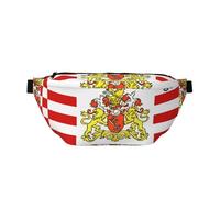 Sac de taille réglable avec drapeau élégant du Sénat de Brême imprimé - Écharpe légère pour voyage et sport de plein air