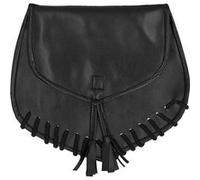sac de taille similicuir médiéval 26x22.5cm noir - boland 36040 Noir G