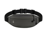 Sac de Taille Sport for Hommes et Femmes, Sac Course téléphone Portable, Pochette Invisible étanche, Sacs, Ceinture Jogging pour Cyclisme, Gym, Balade(Dark Grey)