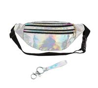 Sac De Taille Symphony Argenté 1 Pièce avec Pendentif Symphony 1 Pièce,Sac À Bandoulière Laser,Sac De Taille pour Sports De Plein Air,Sac Unisexe Étanche,Adapté pour Les Déplacements,Le Shopping