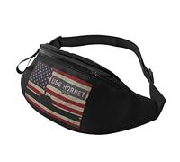 Sac de Taille USS Hornet CV-8 Poitrine de Voyage réglable pour Hommes et Femmes Sac de Taille de Course en Plein air