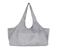 Sac de tapis Yoga surdimensionné respirant en toile multicolore, fourre-tout porte-fronde avec poche latérale, sac voyage for vêtements Fitness pour Tapis de Gym et Pilates(Grey)