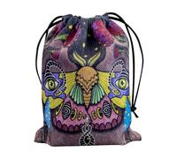 Sac de Tarot Bag Pouch - Sac de support de dés de couverture, sac de rangement de 13 x 18 cm | Organisateurs de cartes de tarot du jeu de société, sac de voyage souple, idéal pour le stockage