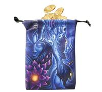 Sac de tarot en velours pour tarot, étui de style gothique pour apprendre la divination, bijoux, Halloween, maquillage, débutants,