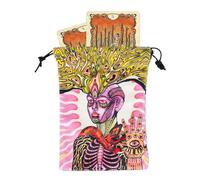 Sac de tarot | Sac de rangement en velours pour cartes de tarot | Organiseur de protection pour accessoires de divination | Pour les amateurs de rune en , débutants, adolescents, adultes