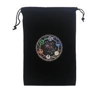 Sac de tarot - Sac mystique, sac spirituel | Étui compact Oracle, récipient souple avec atmosphère lors de lectures, sessions de méditation, cérémonies de ou U