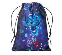 Sac de Tarot - Sacs à Main pour Runes, Sacs Cadeaux à Motif Papillon | Sacs à Bijoux avec Cordon de Serrage Longue durée Multifonctionnel pour Tarot, Porte-Cartes Oraco
