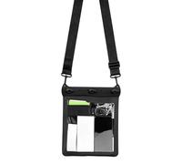 Sac de téléphone sous- , étui étanche pour téléphone avec bandoulière, 25 x 23 cm, pochette de protection universelle pour bateau, kayak, rafting, sac étanche transparent pour la plongée avec tuba