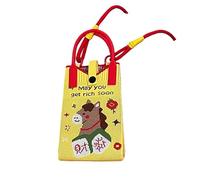 Sac de téléphone tricoté pour l'année du cheval 2026, sac à bandoulière personnalisé de cheval de dessin animé, cadeau de Nouvel An, A8, M