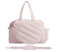 Sac de Tennis - 18.9x7.48x12.2 Pouces Sacs de Bouchons de Sport, pour Le Stockage organisé du Compartiment à Chaussures, Tote de Racette de résistante à l'eau avec Construction Durable pour