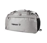 Sac de tennis de table Tibhar Hong-Kong avec poches latérales | Sac d'entraînement et de voyage | Gris marine