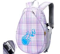 Sac de Tennis pour Enfants, Sac à Dos de Tennis léger et imperméable avec Poches en Filet, capacité 28 x 40 x 15 cm, pour Adolescents, Violet