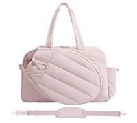 Sac de tennis - Sac de voyage de sport avec compartiment à chaussures | Sac de raquette imperméable | Peut contenir 2 raquettes, ordinateur portable de 15,6 pouces, compartiment humide pour la salle