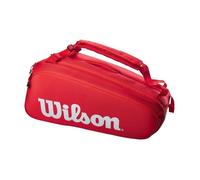 Sac de Tennis - WILSON - SUPER TOUR 9 PK RD - Rouge / Blanc - PE 2021