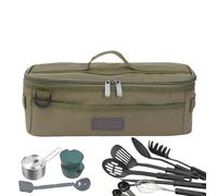 Sac de Tente : conçu pour protéger et, ce Sac Polyvalent est Un Sac de Voyage Portable avec Poche en Filet en Tissu Pixford - Camping Travel Cooking Utensil