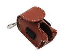 Sac de thé de golf | Housse de rangement pour balle de golf avec clip de ceinture | Accessoires de golf en cuir PU imperméable pour la gamme de conduite, la piste, les tournois et l'entraînement