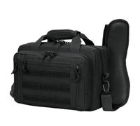 Sac de Tir Tactique, Pouvant Contenir Des Chargeurs, Avec Fermeture Éclair Verrouillable, pour Le Stand de Tir et La Chasse en Extérieur(Black)