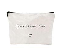 Sac de toilette de Best Sister Ever - 9,84 x 7,09 x 0,63 pouces