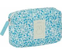 Sac de toilette de voyage Miffy Garden turquoise 20 x 13 x 5,5 cm