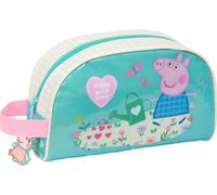 Sac de toilette de voyage Peppa Pig Pretty flowers Jaune menthe 26 x 16 x 9 cm