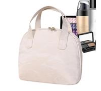 Sac De Toilette De Voyage | Porte-Couverts Cosmétiques en Forme De Coquille | Imperméable pour Hygiène Personnelle Et Soins De La Peau Idéal pour Femme Soeur Fille, Crème Couleur crème,