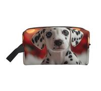 Sac de toilette de voyage résistant à l'eau avec motif floral, grande capacité, rangement portable pour salle de sport/essentiels quotidiens, Chiot dalmatien., Taille unique