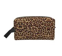 Sac de toilette de voyage résistant à l'eau pour chiens labrador - Grande capacité de rangement portable pour salle de sport et essentiels quotidiens, Cool Leopard, Taille unique