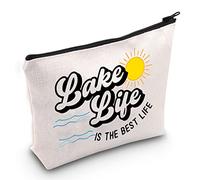 Sac de toilette Lake Life Cadeau pour vacances d'été, trousse de maquillage Lake Life Is The Best Life, Lake Life B