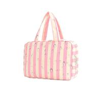 Sac De Toilette Léger Portable Pochette À Rayures Pliable Avec Crochet Et 4 | Sac À Cosmétiques De Pour Armoire Douche Valise Croisière W nd Organisation Quotidienne