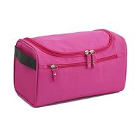 Sac de Toilette Multifonction Voyage Cosmetic Sac Nylon Femmes Mélat des Hommes Articles de Toilette imperméables Cas de Maquillage (Rose)