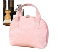 Sac de toilette - Sac de maquillage | Organisateur de brosse de maquillage Cosmétiques Cine Sacs de rangement Organisateur de voyage pour les vacances BAINS BASSAGE MAISON DE VAGE CHEVEUX, rose,