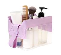 Sac de Toilette Transparent,Organisateur de Voyage de Maquillage avec Fermeture magnétique,Porte Cosmétique - pour Vanité Salle de Bain Voyage Vacances Voyageurs